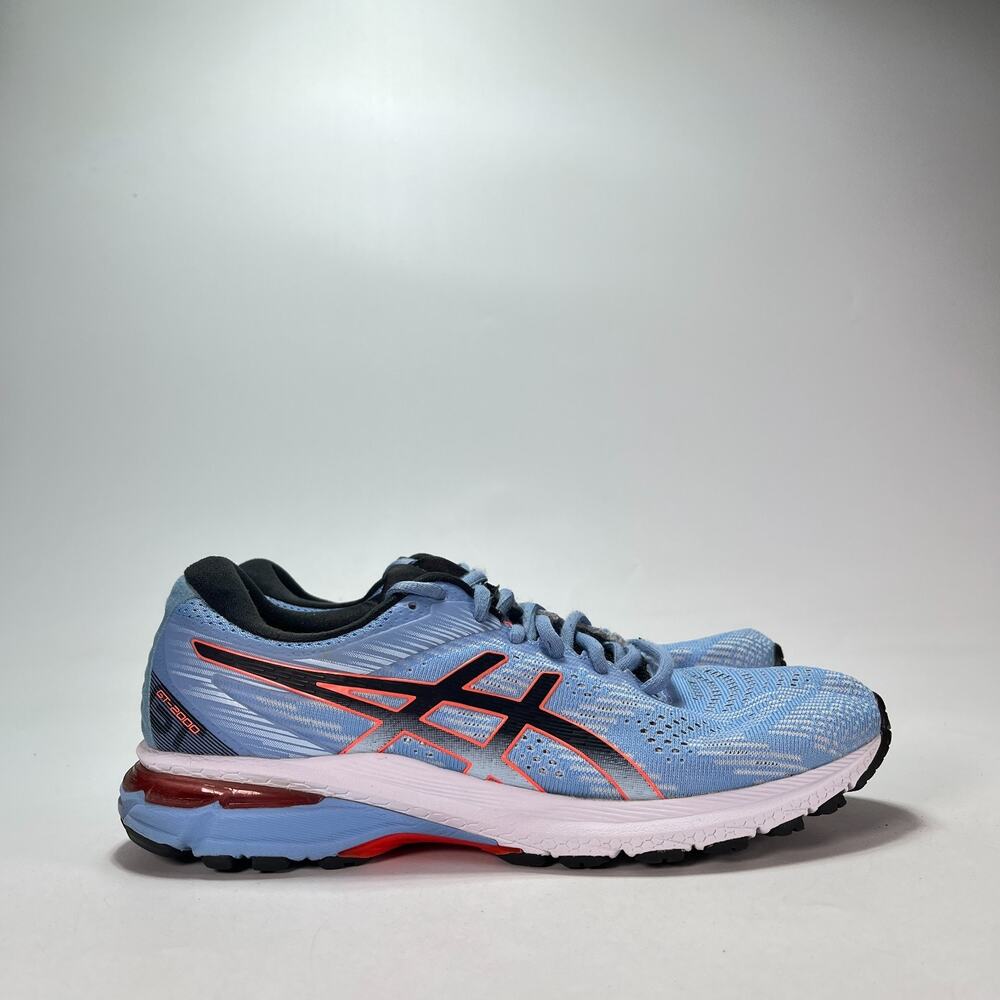 ASICS GT-2000 8 Blue Bliss Graphite Grey Running Shoes 1012A591 Women's Size 9